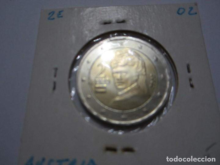 moneda 2 euros austria año 2002