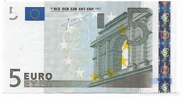 billete 5 euros 2002 serie v