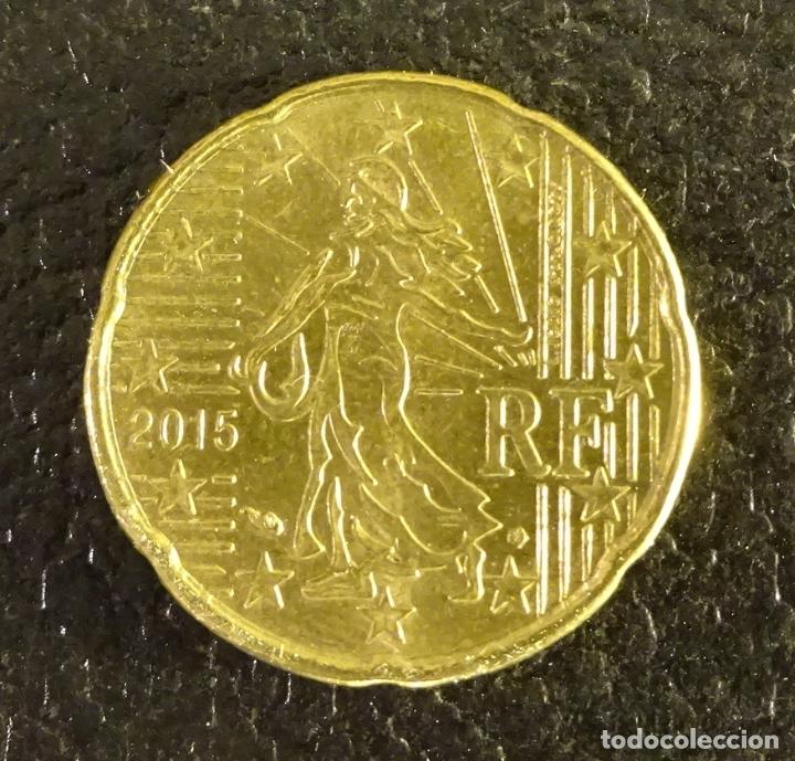 Euros: FRANCIA 20 C&Eacute;NTIMOS DE EURO 2015 - Foto 1
