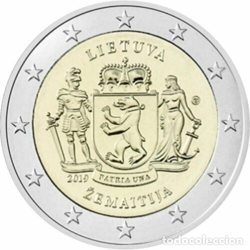 Euros: Lituania 2 euros 2019 Conm. Samogitia - SIN CIRCULAR - - Foto 1