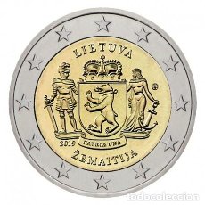 Euros: LITUANIA 2019. MONEDA DE 2 EUROS CONMEMORATIVA DE LA REGION DE SAMOGITIA. Lote 341808673