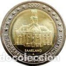 Euros: ALEMANIA 2009. 2 EUROS. ESTADO DE SARRE IGLESIA DE SAN LUIS. SIN CIRCULAR (S/C). Lote 318734373