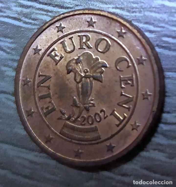 Euros: UN CENTIMO EURO COBRE UNION EUROPEA 02