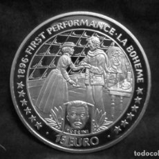 Euros: MONEDA DE PLATA-ISLE OF MAN 15 EURO 1996 FIRST PERFORMANCE ENCAPSULADA