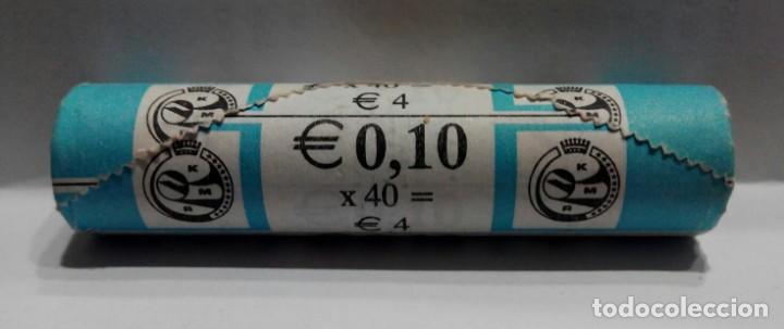 Euros: Cartucho rollo 40 x 0,10 CT Belgica 2001