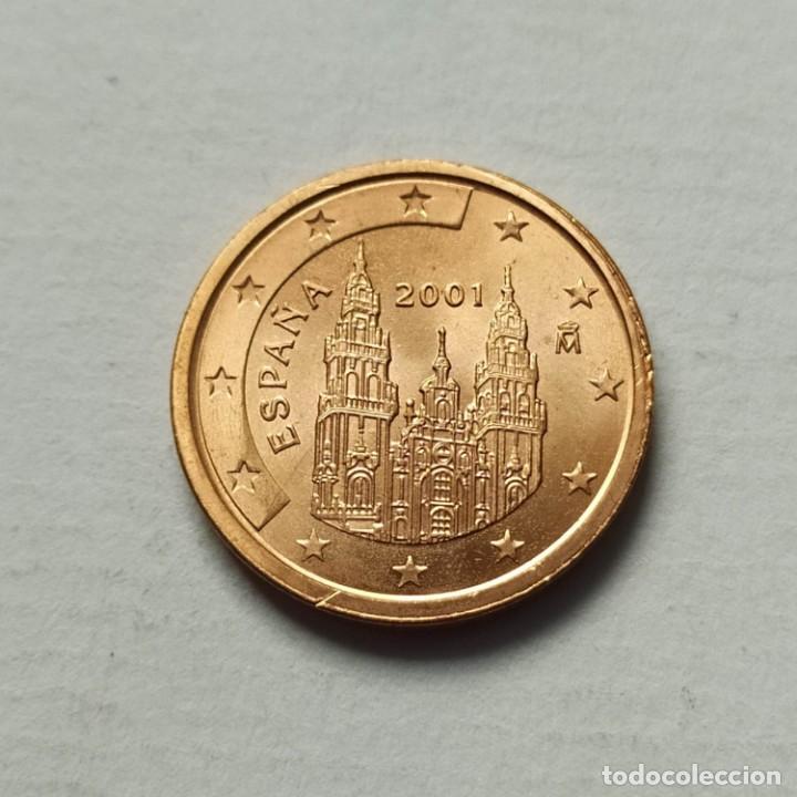 Euros: ## Espa&ntilde;a - 2 C&eacute;ntimos 2001 -Sin Circular ## - Foto 1