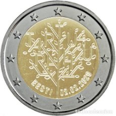 Euro: ESTONIA 2 EUROS 2020 100 AÑOS DEL TRATADO DE PAZ DE TARTU. Lote 326218948