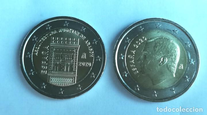 Euros: 2 monedas de 2 &euro; Espa&ntilde;a 2020 - Foto 1