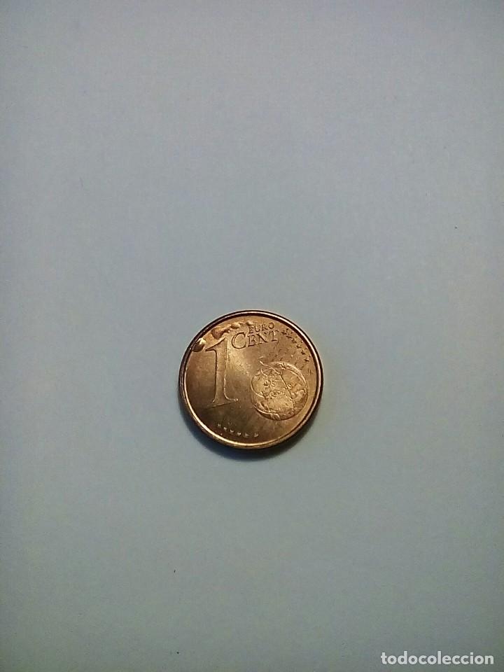 Euros: MONEDA CON ERROR DE 1 CENTIMO DE EURO 2002 DE S/C DE BOLSA EXCESO DE METAL ANVERSO