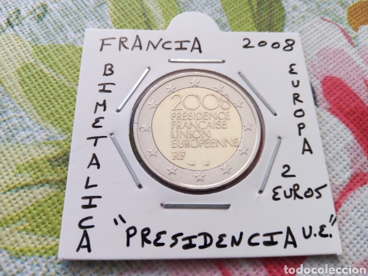 Moneda 2 Euros Francia 08 Presidencia U E Mb Comprar Monedas Ecus Y Euros En Todocoleccion