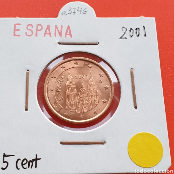 Euros: Espa&ntilde;a 5 centimos euro 2001 SC - Foto 1