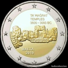 Euros: MALTA 2019 2€ TEMPLOS DE TA´HAGRAT. Lote 341483268