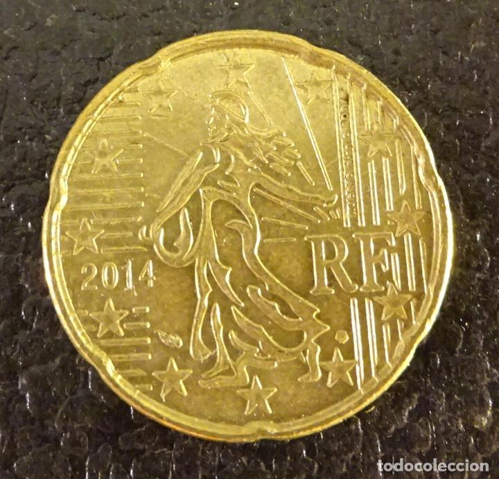 Euros: FRANCIA 20 C&Eacute;NTIMOS DE EURO 2014 - Foto 1
