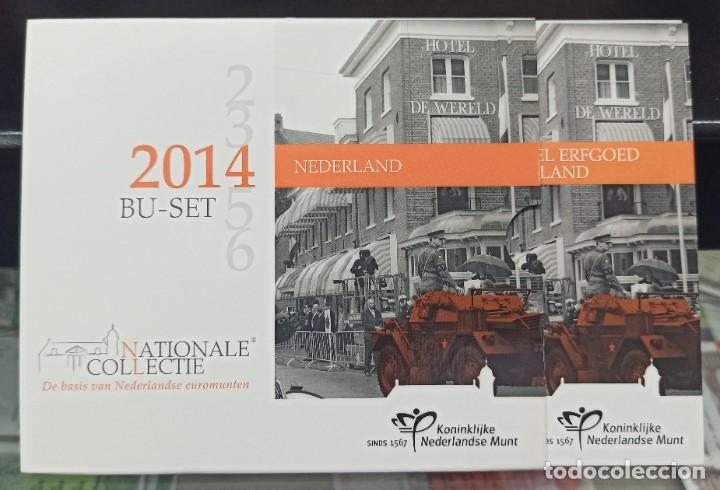 Euros: Holanda Netherlands Cartera oficial euro set 8 monedas 2014 SC UNC