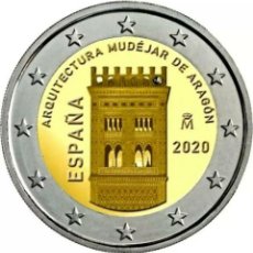 Euro: ESPAÑA 2 EUROS 2020 ARQUITECTURA MUDEJAR DE ARAGON SC DE CARTUCHO. Lote 231699705