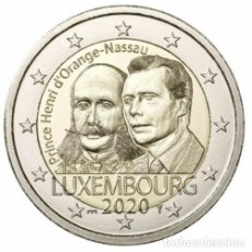 Euros: LUXEMBURGO 2020 2€ BICENTENARIO DEL NACIMIENTO DEL PRÍNCIPE HENRY. Lote 341282223