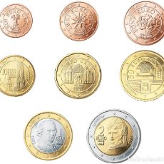 Euros: SERIE AUSTRIA 2020 8 VALORES. Lote 225379883