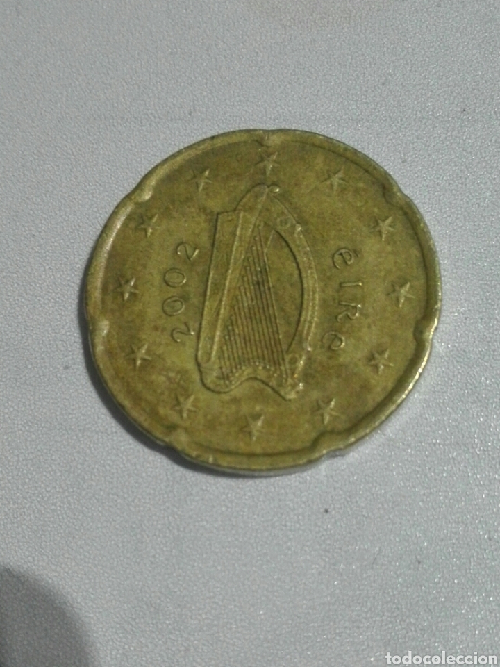 Euros: MONEDA IRLANDA 20 CENTIMOS 2002. CIRCULADA - Foto 1