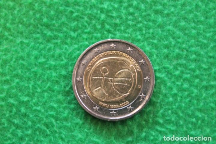 Euros: MONEDA 2 &euro;/EUROS ALEMANIA- 10&ordm; ANIVERSARIO DEL INICIO DE LA UEM- 2009 MBC