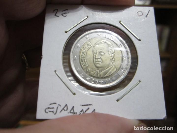 Euros: MONEDA DE 2 e DE ESPA&Ntilde;A 2001 - Foto 1