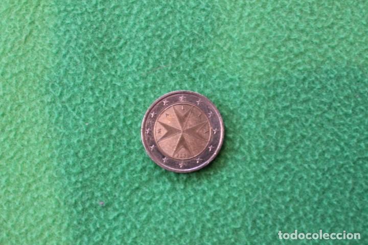 Euros: MONEDA 2 &euro;/EUROS MALTA- CRUZ MALTESA 2008 MBC