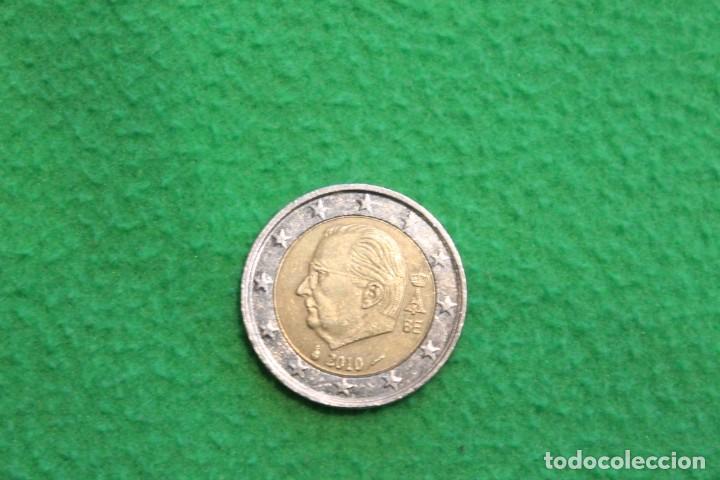 Euros: MONEDA 2 &euro;/EUROS BELGICA- REY ALBERTO II 2010 MBC