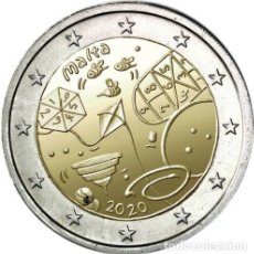 Euros: 2 EUROS CONMEMORATIVA MALTA 2020 NIÑOS Y JUEGOS SC. Lote 401345234
