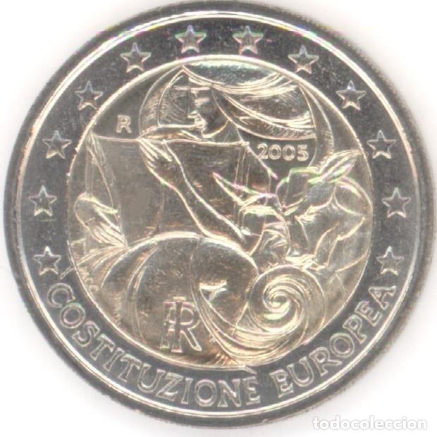 Euros: MONEDA 2 EUROS ITIALIA 2005 - CONSTITUCION EUROPEA - SIN CIRCULAR