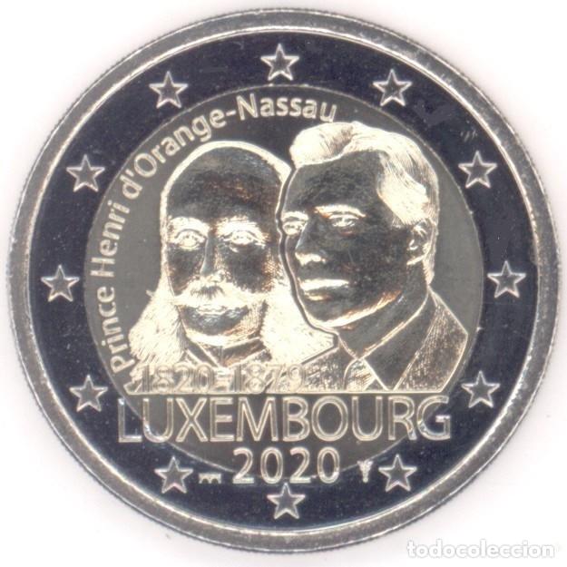 Euros: MONEDA 2 EUROS LUXEMBURGO 2020 - PRINCIPE HENRY D'ORANGE NASSAU