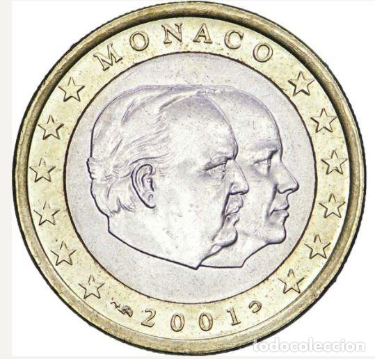 Euros: MONEDA 1 EURO MONACO 2001 - SIN CIRCULAR - Foto 1