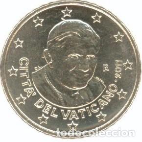 Euros: MONEDA 50 CTS VATICANO 2011 - SIN CIRCULAR - Foto 1