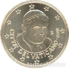 Euros: MONEDA 50 CTS VATICANO 2012 - SIN CIRCULAR - Foto 1