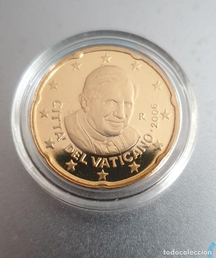 Euros: MONEDA 20 CTS VATICANO 2006 PROOF - EN CAPSULA - Foto 1