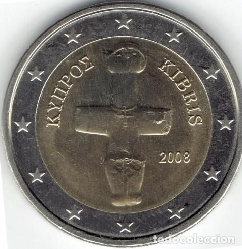 Euros: MONEDA 2 EUROS CHIPRE 2008 - SIN CIRCULAR - Foto 1