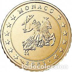 Euros: MONEDA 10 CTS MONACO 2001 - SIN CIRCULAR