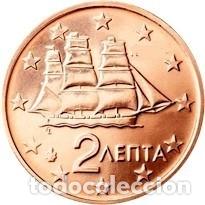 Euros: MONEDA 2 CTS GRECIA 2010 - SIN CIRCULAR - Foto 1