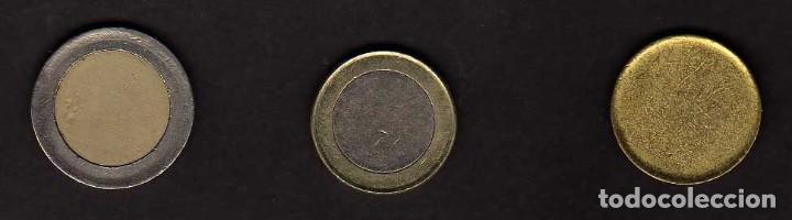 Euros: prueba moneda 1 euro cospel &euro; error numismatica monetaria europa sin imprimir