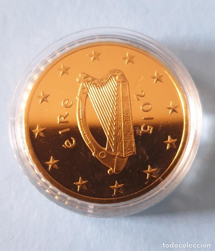 Euros: MONEDA 50 CTS IRLANDA 2015 PROOF - EN CAPSULA - Foto 1