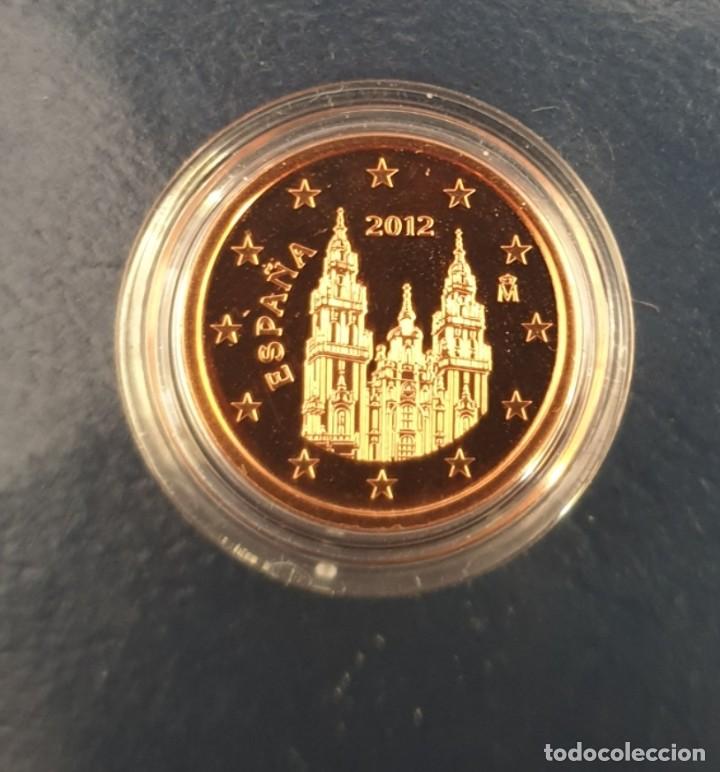 Euros: MONEDA 2 CTS ESPA&Ntilde;A 2012 PROOF - EN CAPSULA - Foto 1