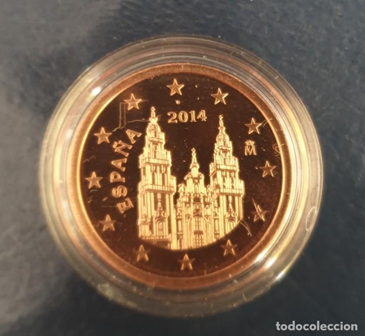Euros: MONEDA 2 CTS ESPA&Ntilde;A 2014 PROOF - EN CAPSULA - Foto 1
