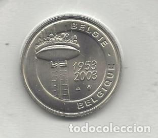 Euros: MEDALLA SACADA DE CARTERA OFICIAL BELGICA 2003