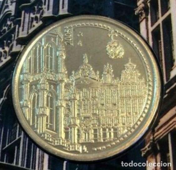 Euros: MEDALLA SACADA DE CARTERA OFICIAL BELGICA 2005