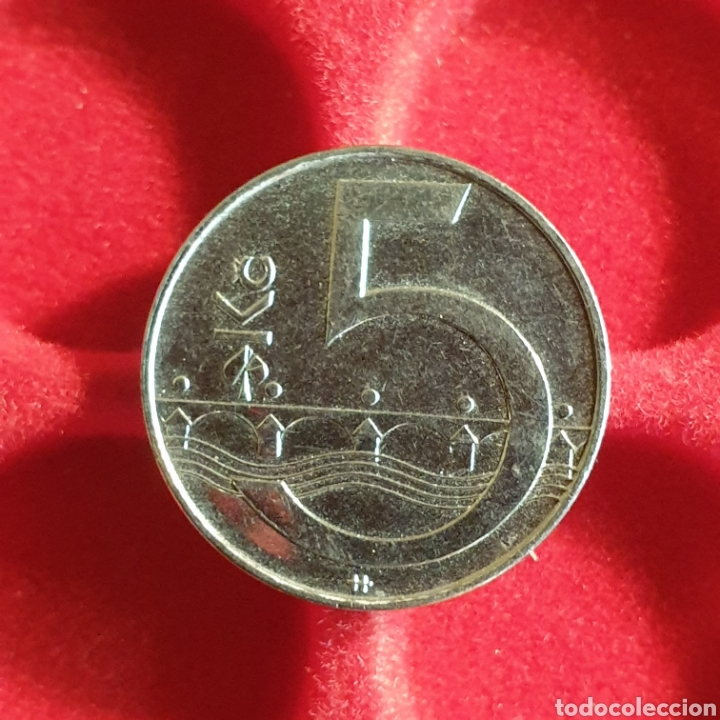 Euros: Republica Checa &ndash; Chequia &ndash; 5 coronas 2009 - Foto 2