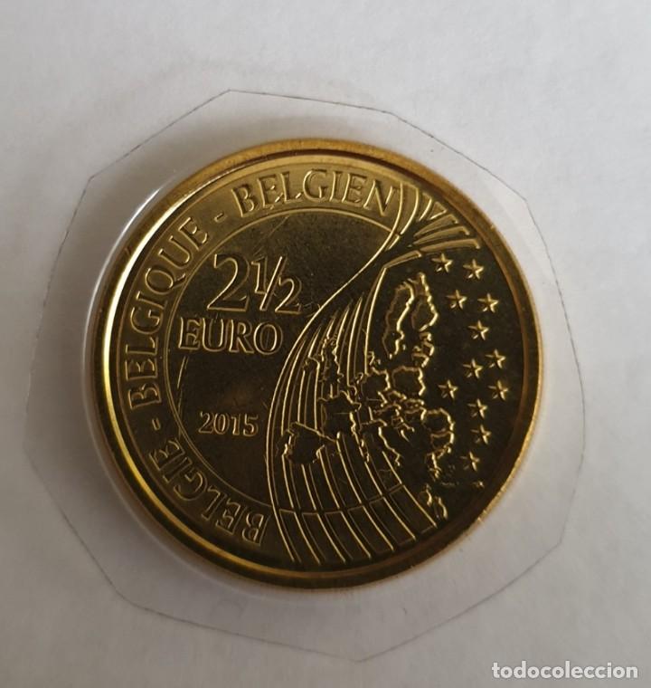 Euros: MONEDA 2,50 EUROS BELGICA 2015 CALIDAD BU - WATERLOO - SACADA DE BLISTER - SIN CIRCULAR