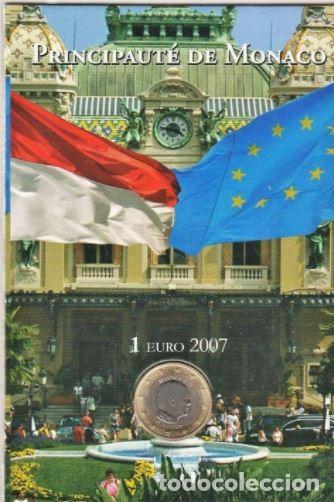 Euros: BLISTER 1 EURO MONACO 2007 - EJEMPLAR RARO