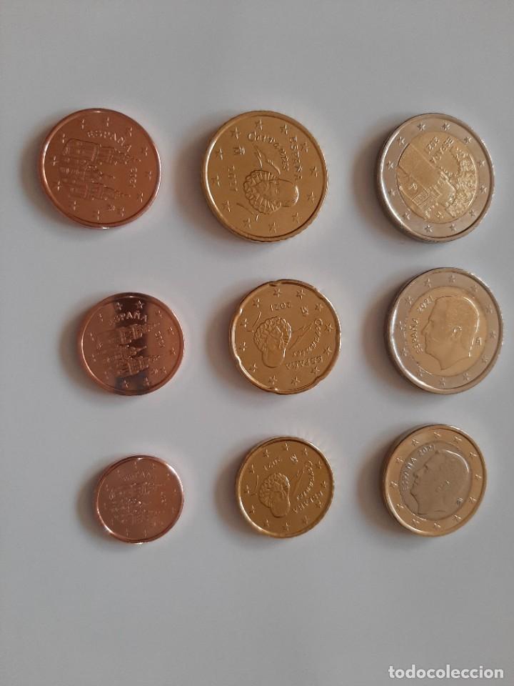 Euros: MONEDAS DE EURO ESPA&Ntilde;OLA todos los euros a&ntilde;o 2021. Sin circular
