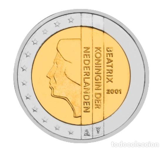 Euros: MONEDA 2 EUROS HOLANDA 2001 - SIN CIRCULAR - Foto 1