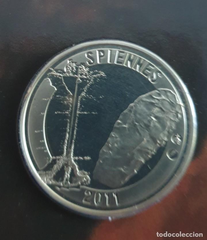 Euros: MEDALLA SACADA DE CARTERA BELGICA 2011