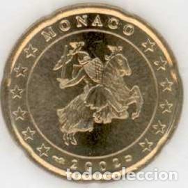 Euros: MONEDA 50 CTS MONACO 2002 - SIN CIRCULAR