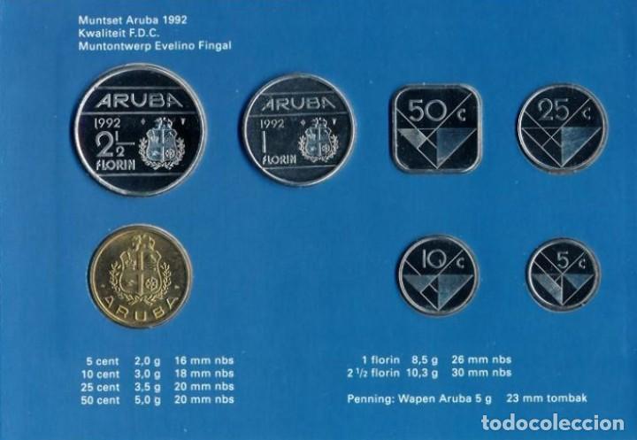 Euros: CARTERA ARUBA 1992 FDC - Foto 2